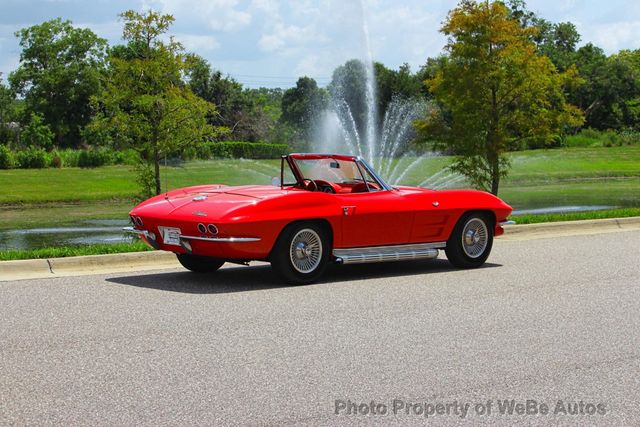 1963 Chevrolet Corvette 327/340 HP 4-Speed, Factory Power Windows - 23047856 - 46