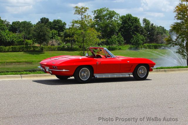 1963 Chevrolet Corvette 327/340 HP 4-Speed, Factory Power Windows - 23047856 - 47
