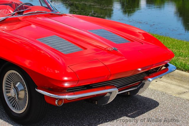 1963 Chevrolet Corvette 327/340 HP 4-Speed, Factory Power Windows - 23047856 - 50