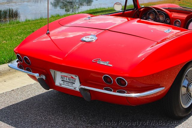 1963 Chevrolet Corvette 327/340 HP 4-Speed, Factory Power Windows - 23047856 - 55