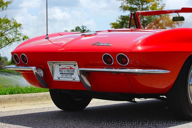 1963 Chevrolet Corvette 327/340 HP 4-Speed, Factory Power Windows - 23047856 - 56