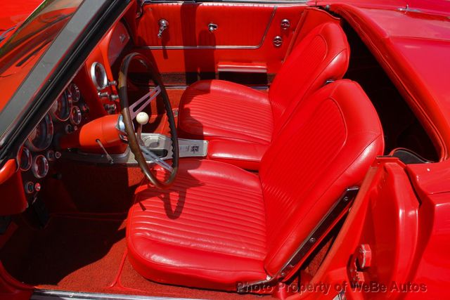 1963 Chevrolet Corvette 327/340 HP 4-Speed, Factory Power Windows - 23047856 - 61