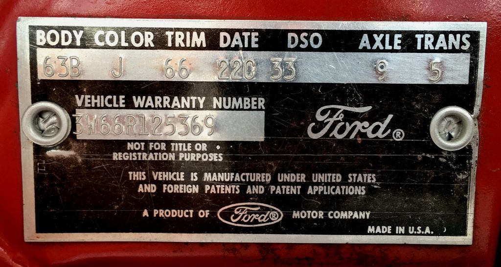 1963 Ford Galaxie 500R R-Code Tribute 427 - 14801809 - 24