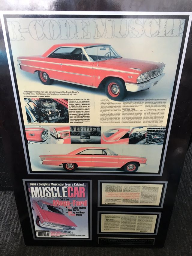 1963 Ford Galaxie 500R R-Code Tribute 427 - 14801809 - 30
