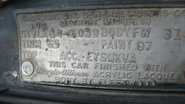 1964 Cadillac FLEETWOOD 4 DR - 9516734 - 96