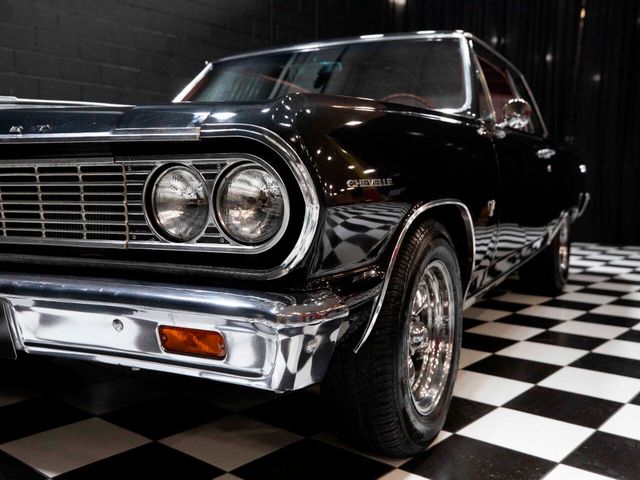 1964 Chevrolet Chevelle SLICK BLACK PAINT - NICE MUSCLE CAR - 4 SPEED - 22970228 - 8