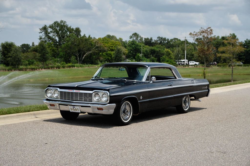 1964 Chevrolet Impala SS Dual Quad 409 Black on Black - 22084132 - 0
