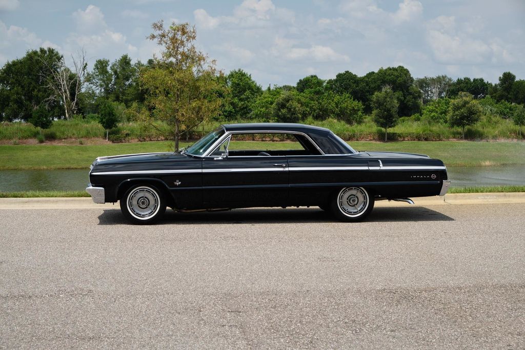 1964 Chevrolet Impala SS Dual Quad 409 Black on Black - 22084132 - 1