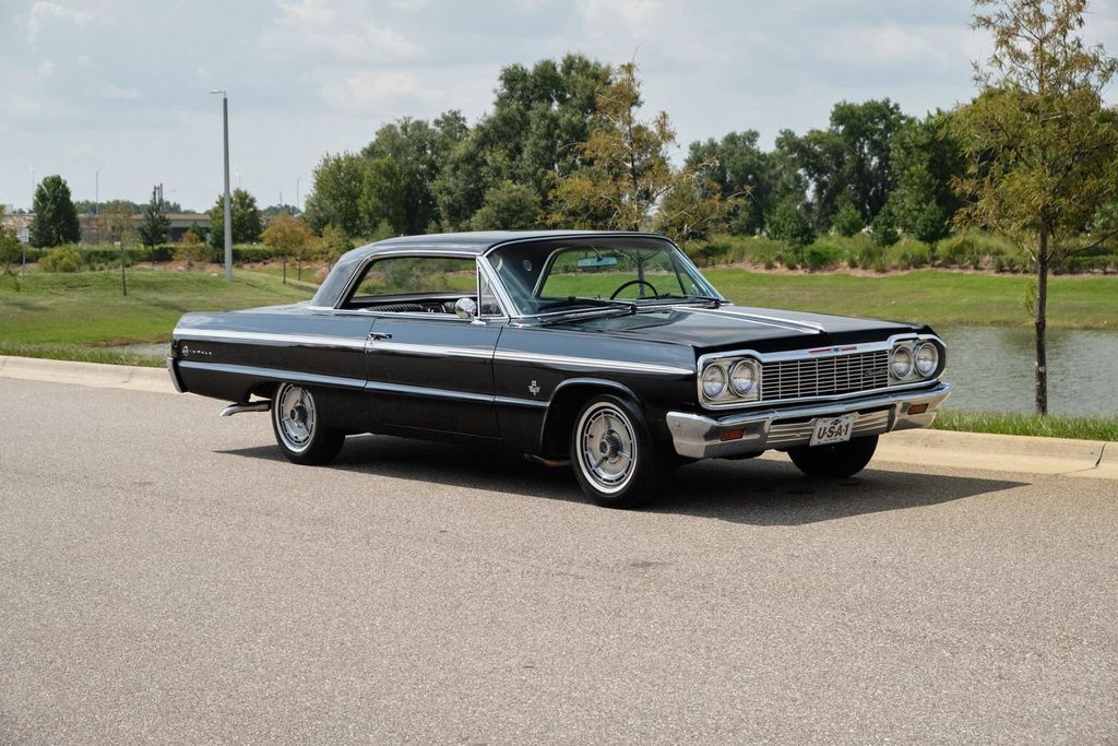 1964 Chevrolet Impala SS Dual Quad 409 Black on Black - 22084132 - 5