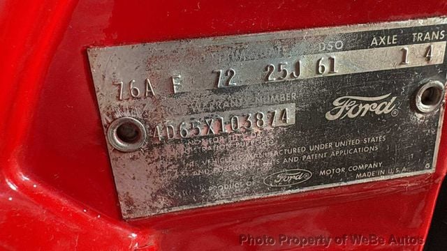 1964 Used Ford Galaxie Convertible For Sale at WeBe Autos Serving