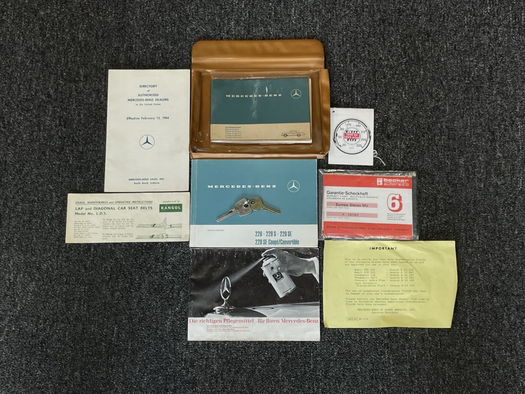 1964 Mercedes-Benz 220SE Cabriolet  - 21942460 - 28