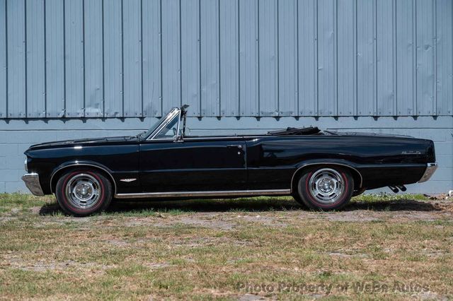 1964 Pontiac GTO Lemans PHS Docs, Triple Black, GTO Badged, Power Top, Classic Pontiac Style - 22836915 - 1