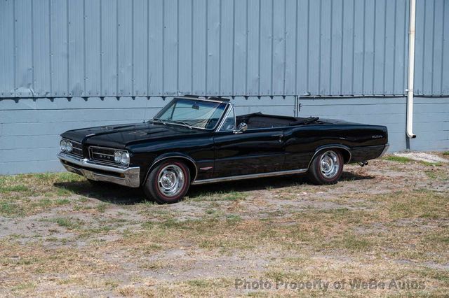 1964 Pontiac GTO Lemans PHS Docs, Triple Black, GTO Badged, Power Top, Classic Pontiac Style - 22836915 - 21