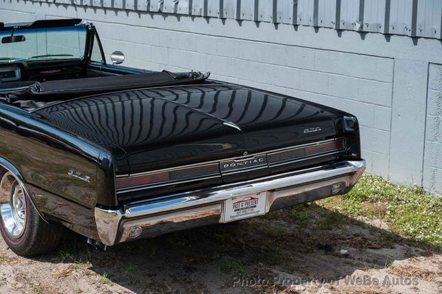 1964 Pontiac GTO Lemans PHS Docs, Triple Black, GTO Badged, Power Top, Classic Pontiac Style - 22836915 - 26