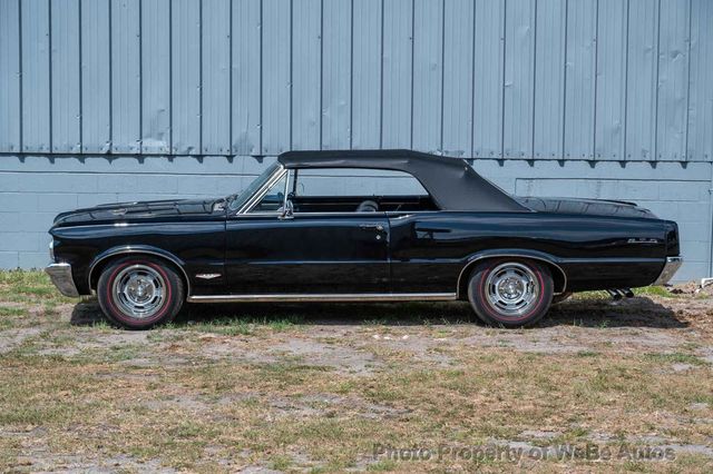 1964 Pontiac GTO Lemans PHS Docs, Triple Black, GTO Badged, Power Top, Classic Pontiac Style - 22836915 - 37