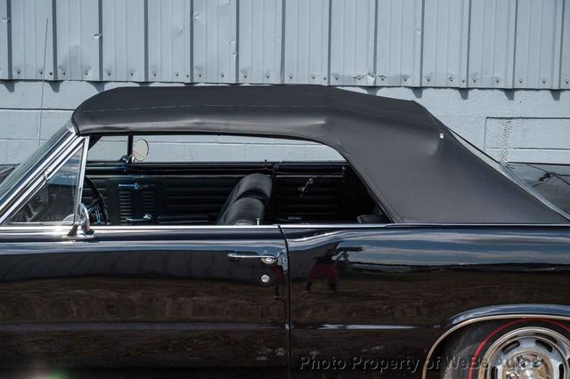 1964 Pontiac GTO Lemans PHS Docs, Triple Black, GTO Badged, Power Top, Classic Pontiac Style - 22836915 - 39