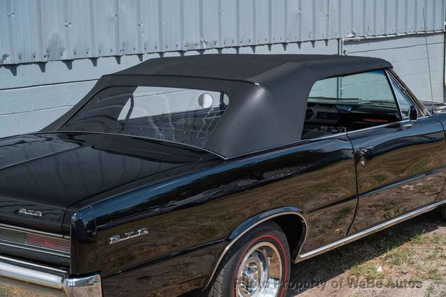 1964 Pontiac GTO Lemans PHS Docs, Triple Black, GTO Badged, Power Top, Classic Pontiac Style - 22836915 - 46