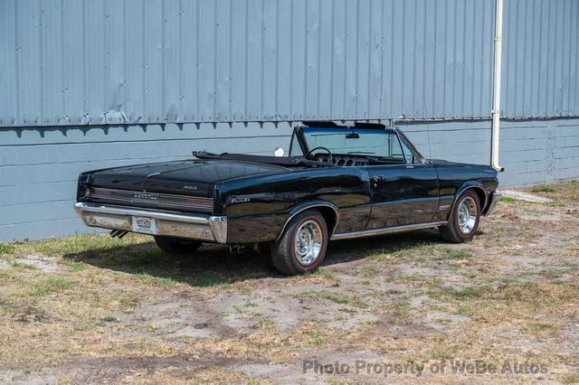 1964 Pontiac GTO Lemans PHS Docs, Triple Black, GTO Badged, Power Top, Classic Pontiac Style - 22836915 - 4