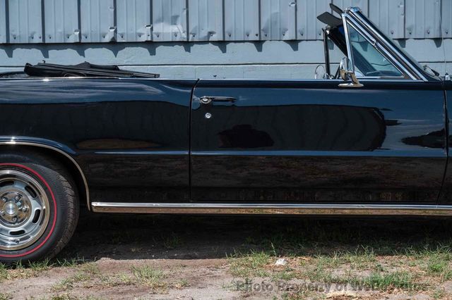1964 Pontiac GTO Lemans PHS Docs, Triple Black, GTO Badged, Power Top, Classic Pontiac Style - 22836915 - 54