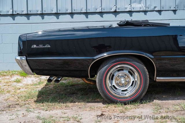 1964 Pontiac GTO Lemans PHS Docs, Triple Black, GTO Badged, Power Top, Classic Pontiac Style - 22836915 - 55