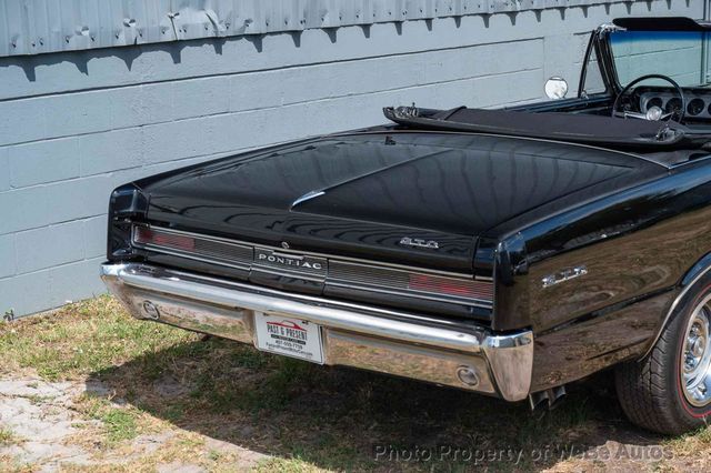 1964 Pontiac GTO Lemans PHS Docs, Triple Black, GTO Badged, Power Top, Classic Pontiac Style - 22836915 - 56