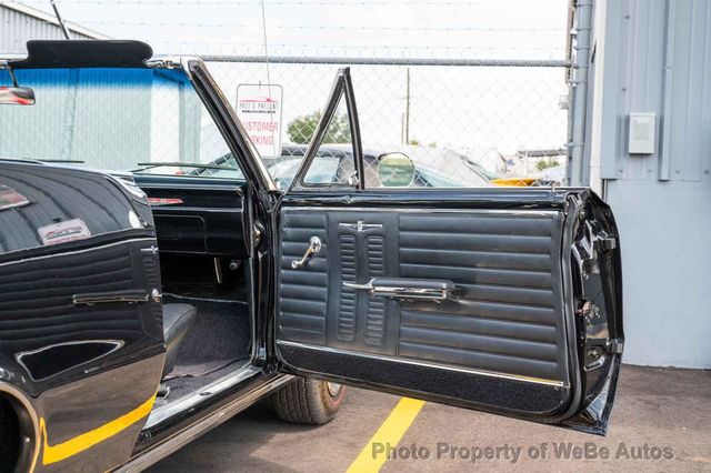 1964 Pontiac GTO Lemans PHS Docs, Triple Black, GTO Badged, Power Top, Classic Pontiac Style - 22836915 - 68