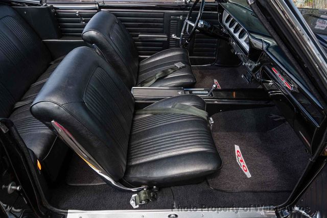1964 Pontiac GTO Lemans PHS Docs, Triple Black, GTO Badged, Power Top, Classic Pontiac Style - 22836915 - 71