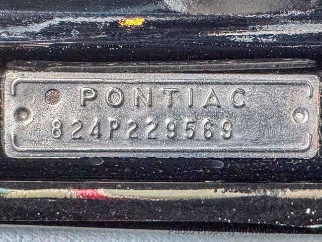 1964 Pontiac GTO Lemans PHS Docs, Triple Black, GTO Badged, Power Top, Classic Pontiac Style - 22836915 - 94
