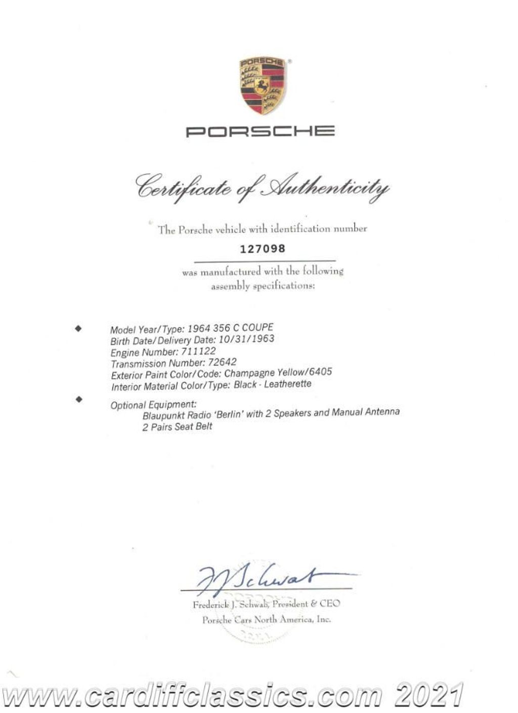 1964 Porsche 356C  - 20199972 - 50