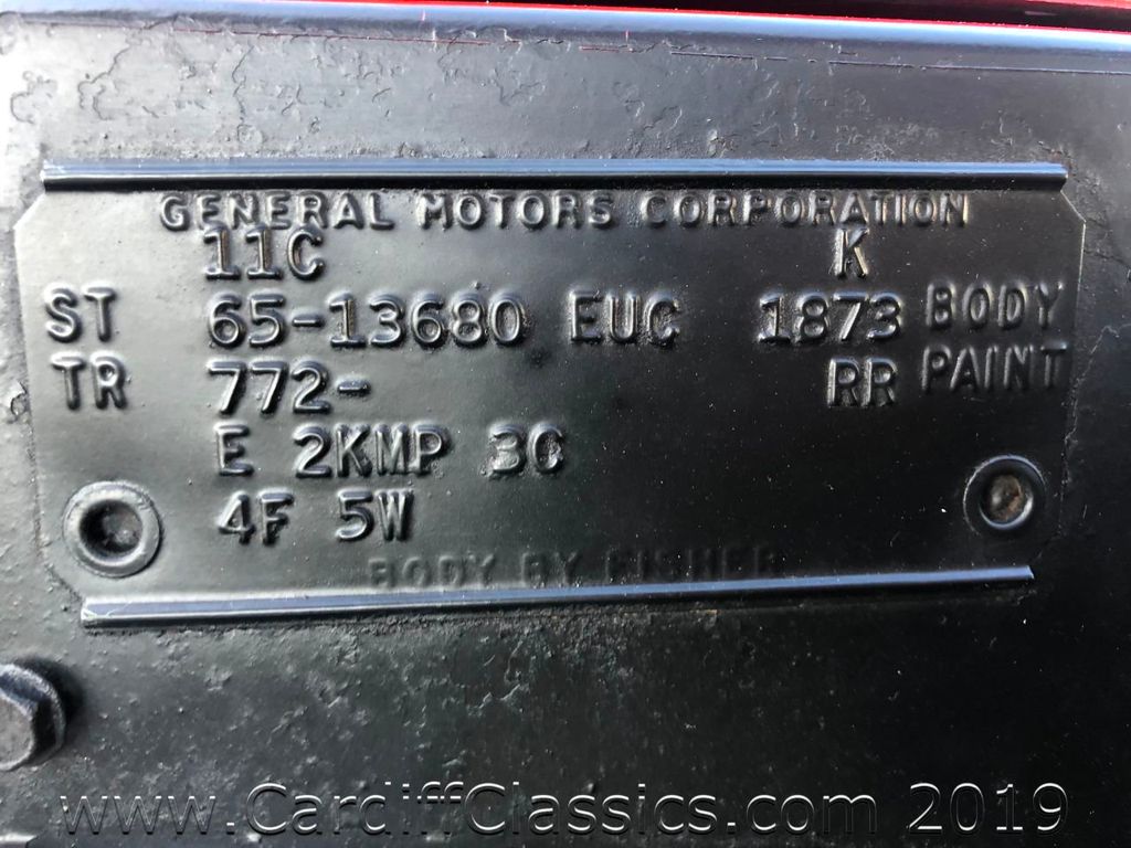 1965 Chevrolet El Camino Coupe Utility Pickup  - 19303557 - 31