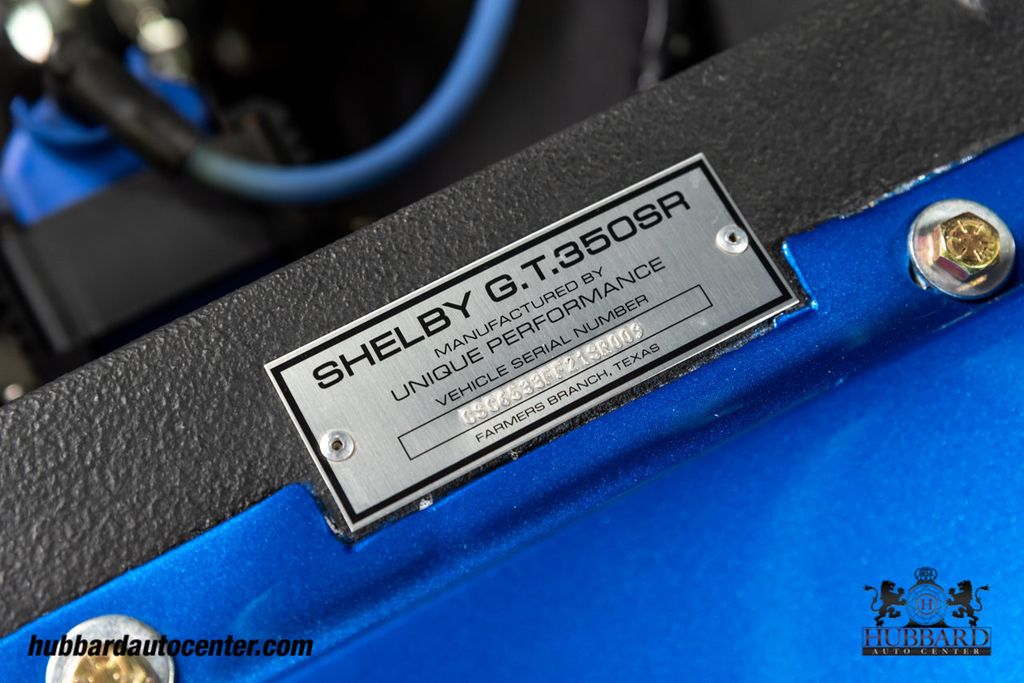 1965 Ford Shelby Mustang 350SR Award Winning Car! - Shelby Signed Glove Box!  - 22293952 - 94