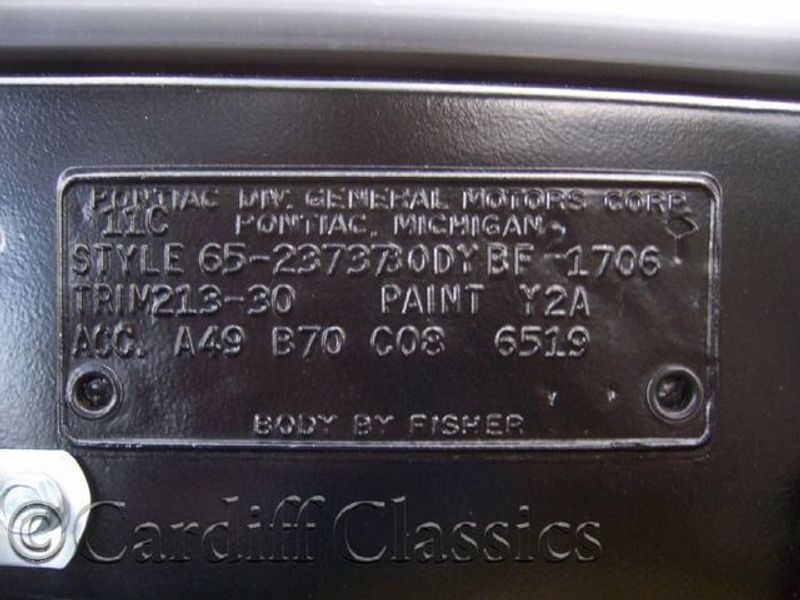 1965 Pontiac GTO Hardtop - 3244748 - 36