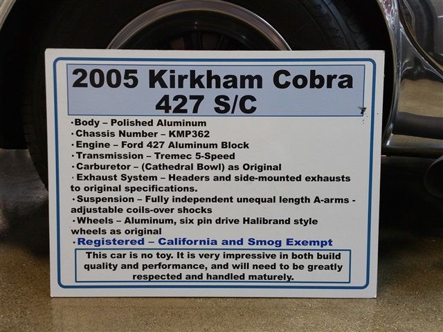 1965 Shelby 427  Cobra Roadster - 14277511 - 80