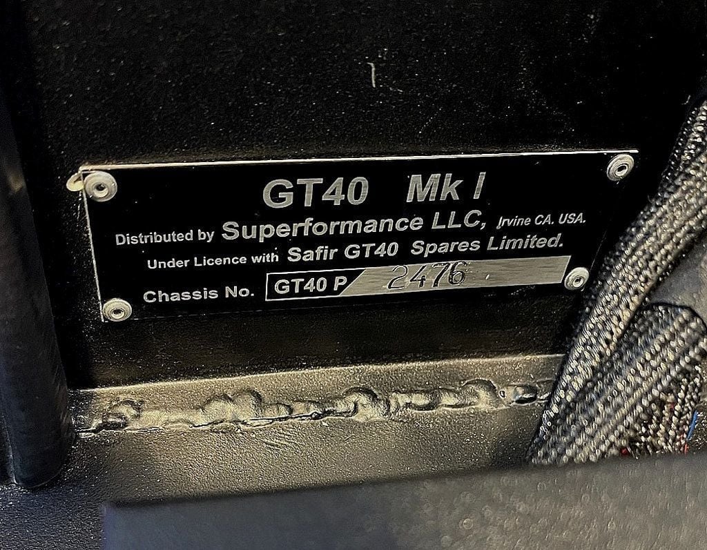 1965 Superformance GT40 MK1 Continuation Coupe - 22857180 - 12