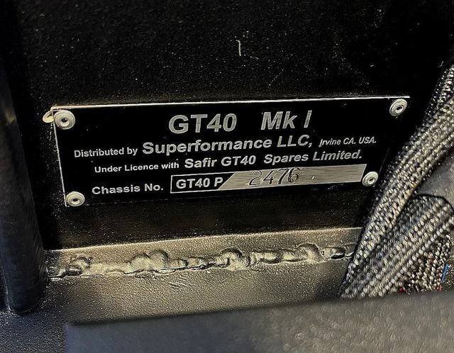 1965 Superformance GT40 MK1 Continuation Coupe - 22857180 - 12