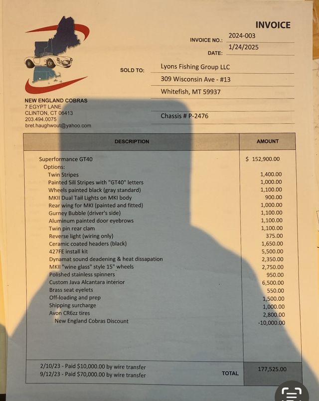 1965 Superformance GT40 MK1 Continuation Coupe - 22857180 - 14