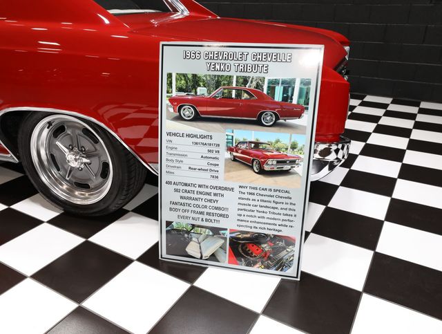 1966 Chevrolet Chevelle BIG BLOCK 502 - 700R4 OVERDRIVE - 23056685 - 84