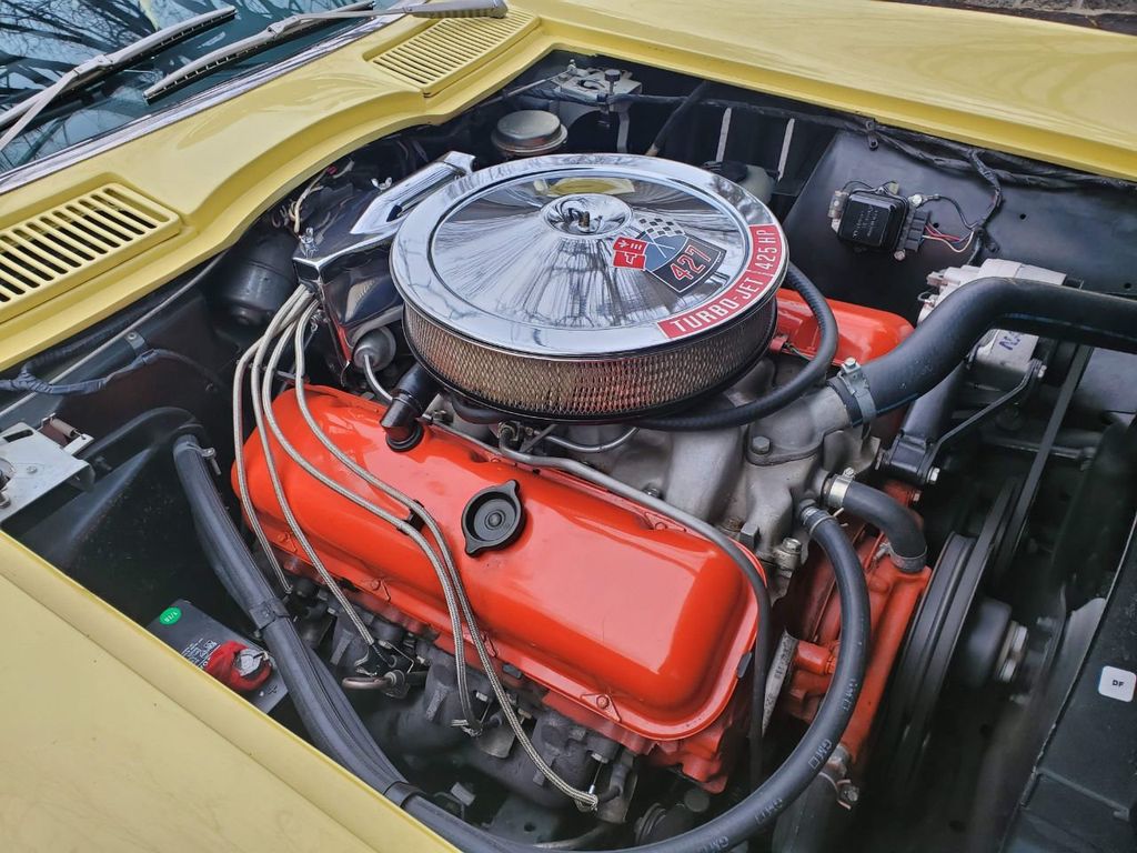 1969 CHEVROLET CAMARO 427 425 HORSEPOWER 427 V8 ENGINE EMISSIONS DECAL 