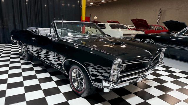 1966 Pontiac GTO 389cid 3x2bbl TRI POWER CONVERTIBLE AUTO REDLINES - 22905262 - 10