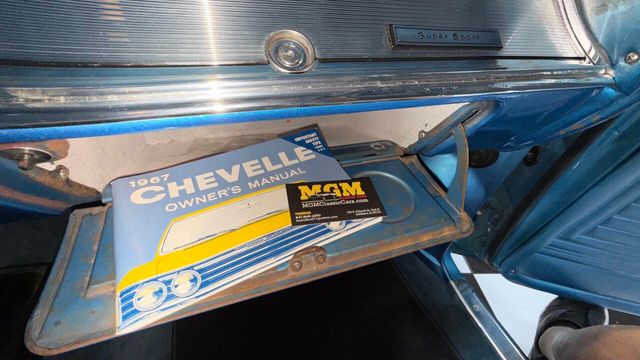 1967 Chevrolet Chevelle 396cid BIG BLOCK NICE PAINT BUCKETS CONSOLE!!! - 22918955 - 89