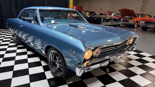 1967 Chevrolet Chevelle 396cid - MARINA BLUE - BUCKETS - CONSOLE - TILT - - 22982604 - 11