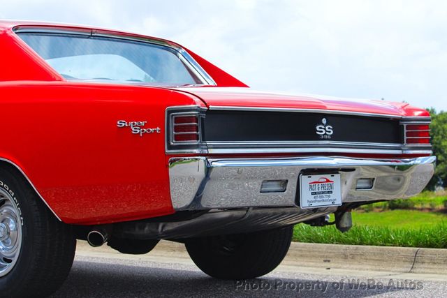 1967 Chevrolet Chevelle SS Tribute, 396 Big Block, 4 Speed, AC, Red on Red - 23044304 - 27