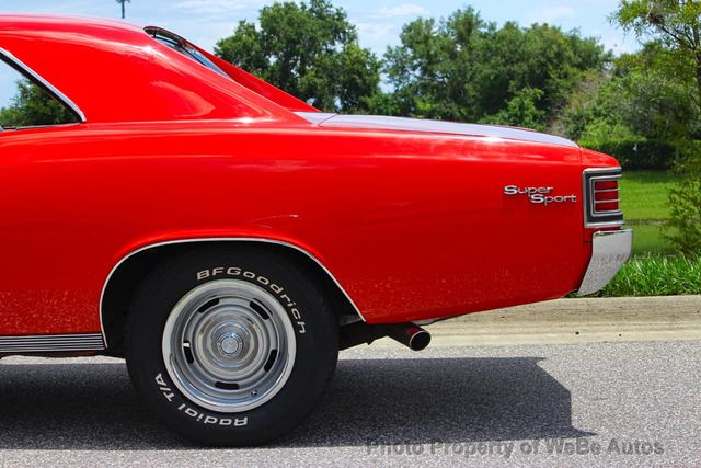 1967 Chevrolet Chevelle SS Tribute, 396 Big Block, 4 Speed, AC, Red on Red - 23044304 - 28