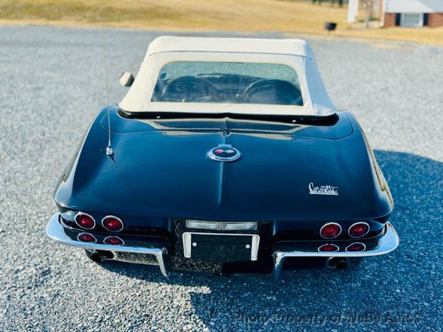 1967 Chevrolet Corvette RealTuxedoBlack/BlackFactoryA/C 2top Conv - 22459428 - 13