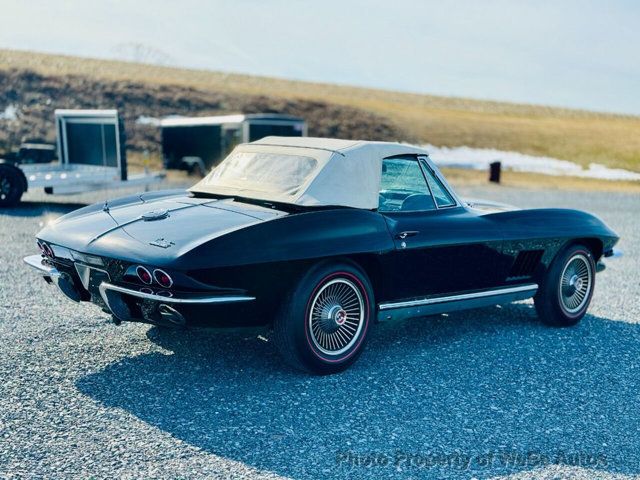 1967 Chevrolet Corvette RealTuxedoBlack/BlackFactoryA/C 2top Conv - 22459428 - 15