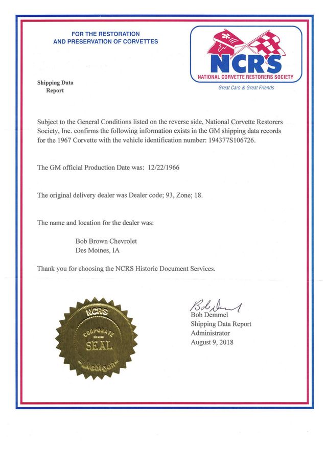 1967 Chevrolet Corvette Stingray 427  - 17458282 - 28
