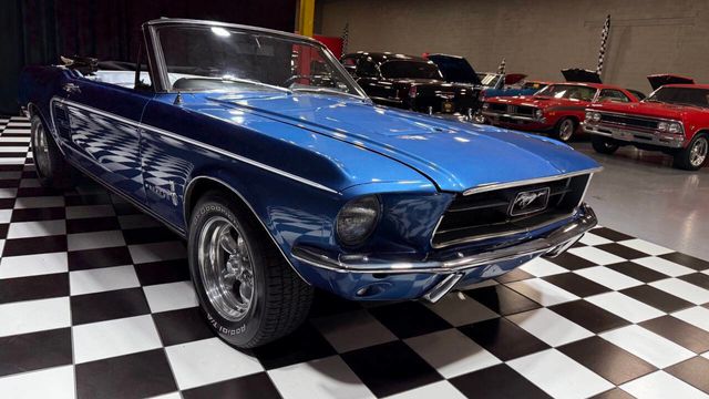 1967 Ford Mustang REAL C CODE 289cid Acapulco VIDEO NICE CONVERTIBLE - 22936443 - 11