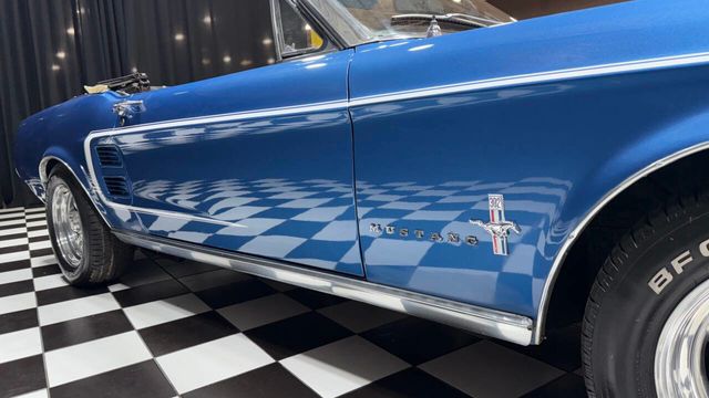 1967 Ford Mustang REAL C CODE 289cid Acapulco VIDEO NICE CONVERTIBLE - 22936443 - 22