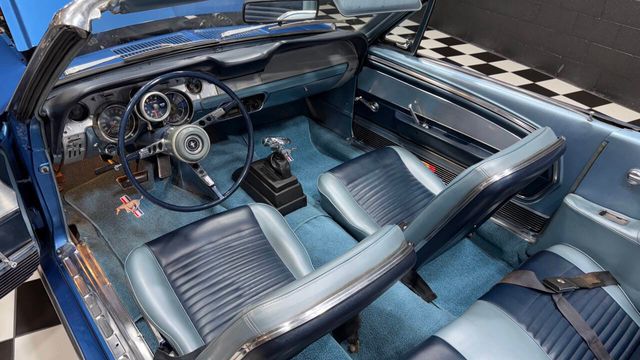 1967 Ford Mustang REAL C CODE 289cid Acapulco VIDEO NICE CONVERTIBLE - 22936443 - 66