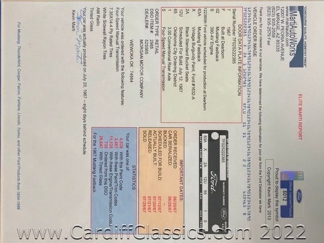 1967 Ford Mustang S Fastback  - 21321557 - 45